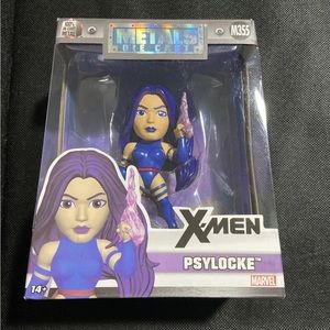 Jada Toys Die-Cast Metals Psylocke 4" Inch Figure X-Men Marvel Comics New